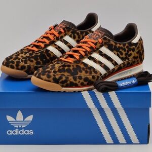 Adidas Blue Box with White Trefoil and Stripes